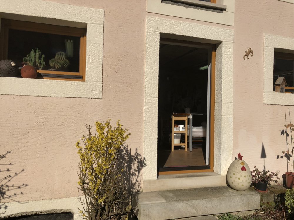 L'atelier de Carine Mertes, artiste feutrière à Dudelange